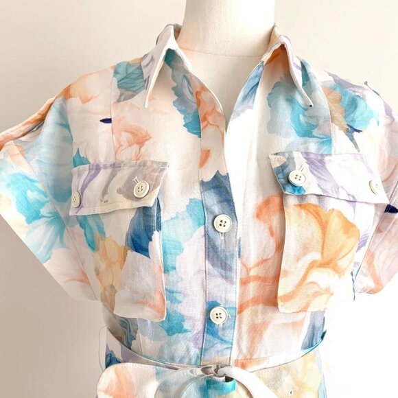 Brown Lin, Frankie Floral Pattern Dress - Picture 5 of 10